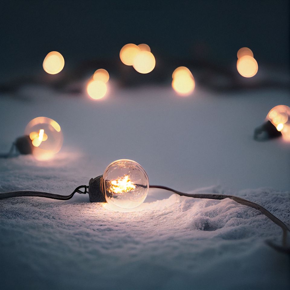 Winter Lights Free Stock CC0 Photo