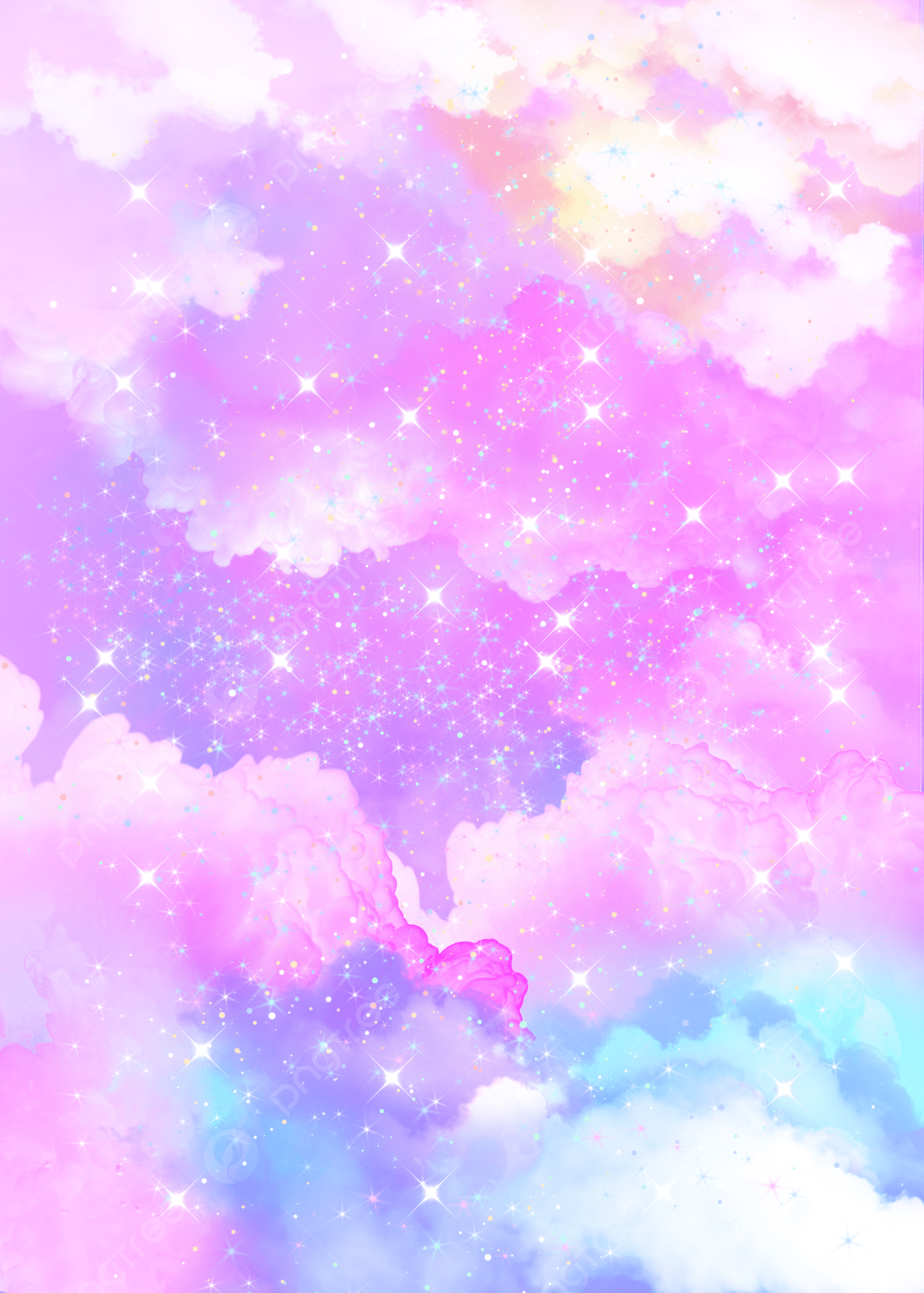 Purple Holographic Universe Cloud Colorful Background Wallpaper Image For Free Download