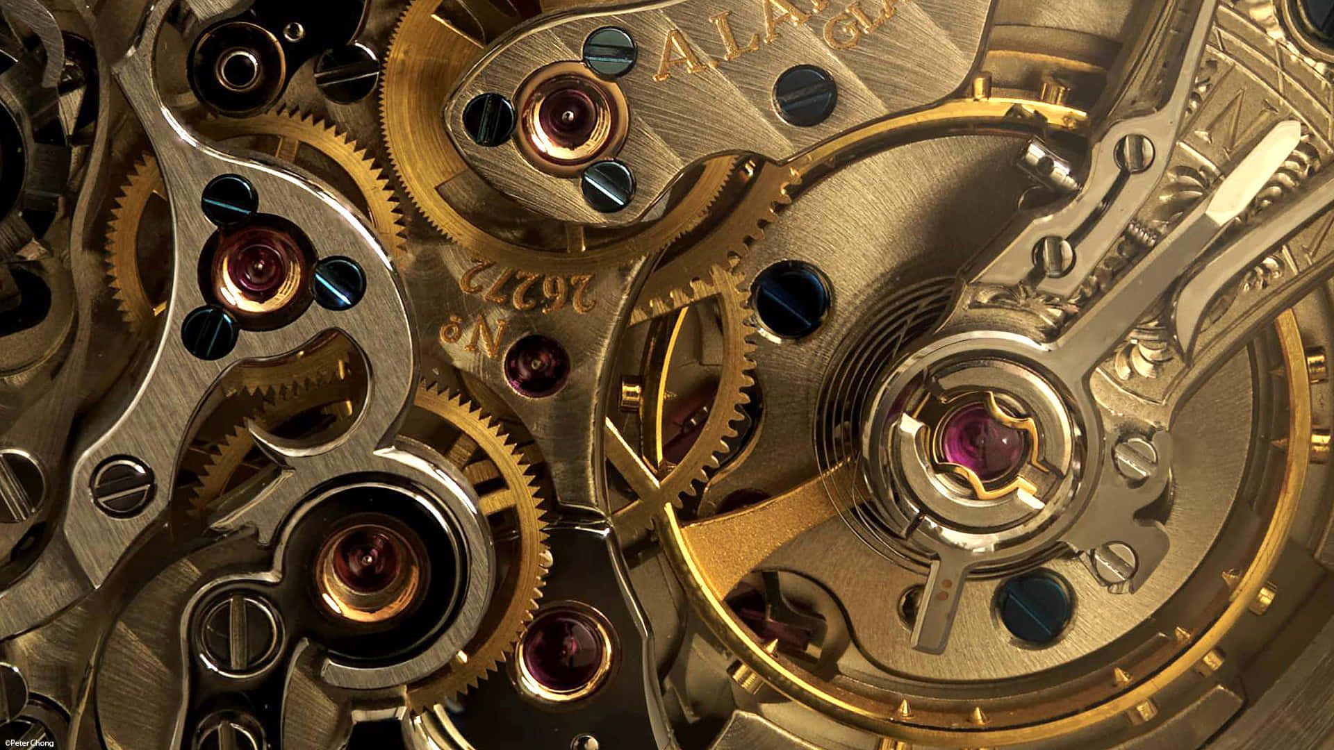 The mechanism of the watch. - Steampunk
