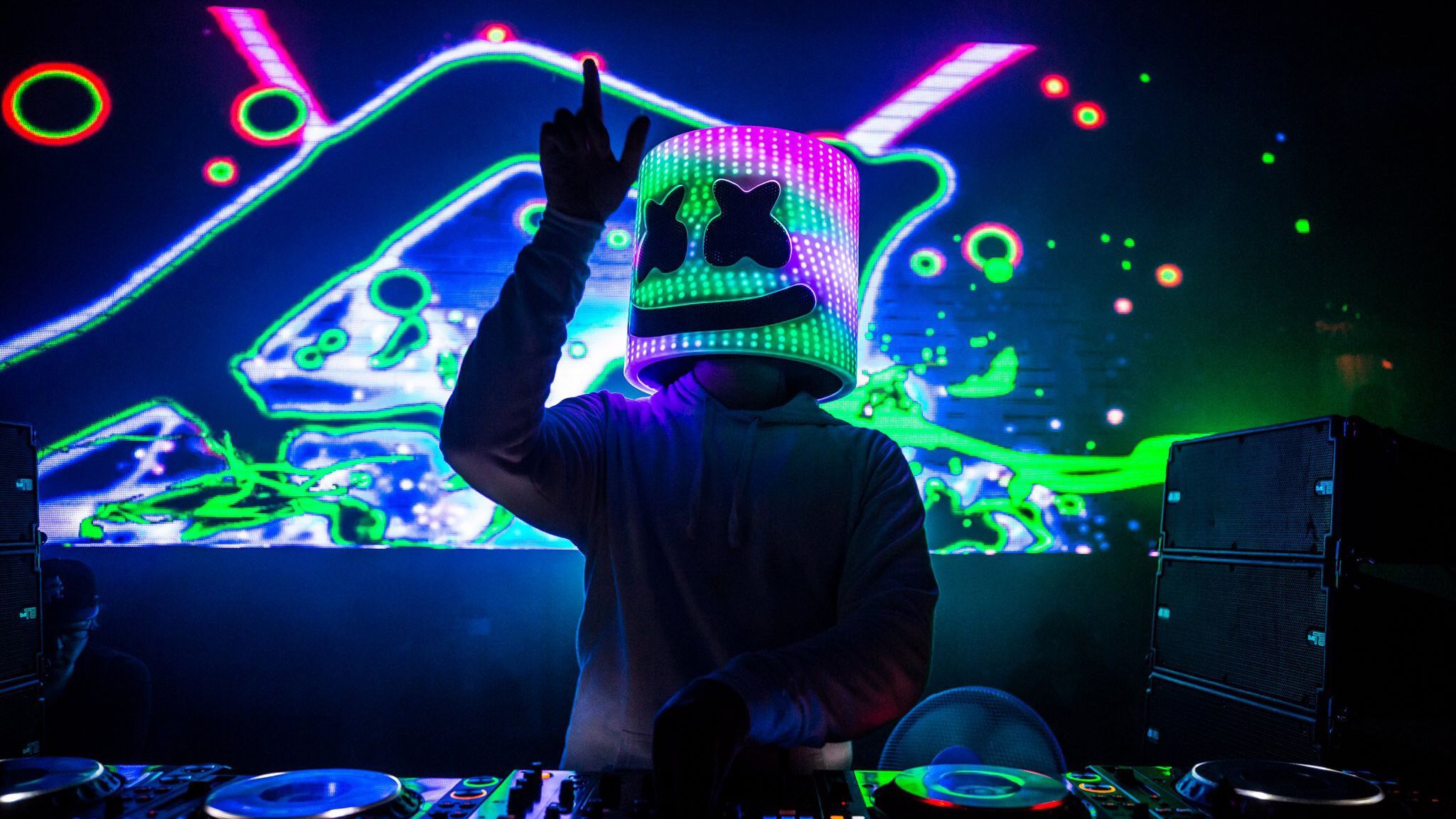 Marshmello is a popular DJ and producer who has worked with a number of high-profile artists. - Marshmello