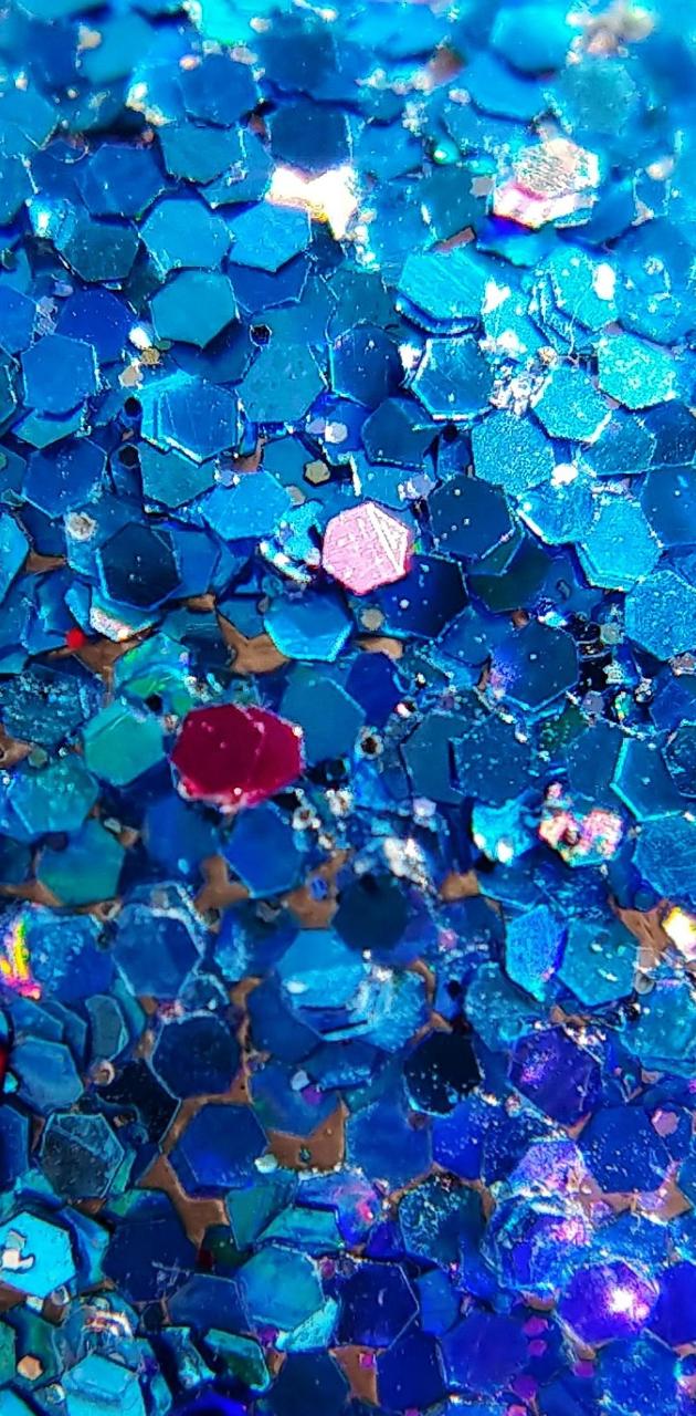 Blue Glitter wallpaper