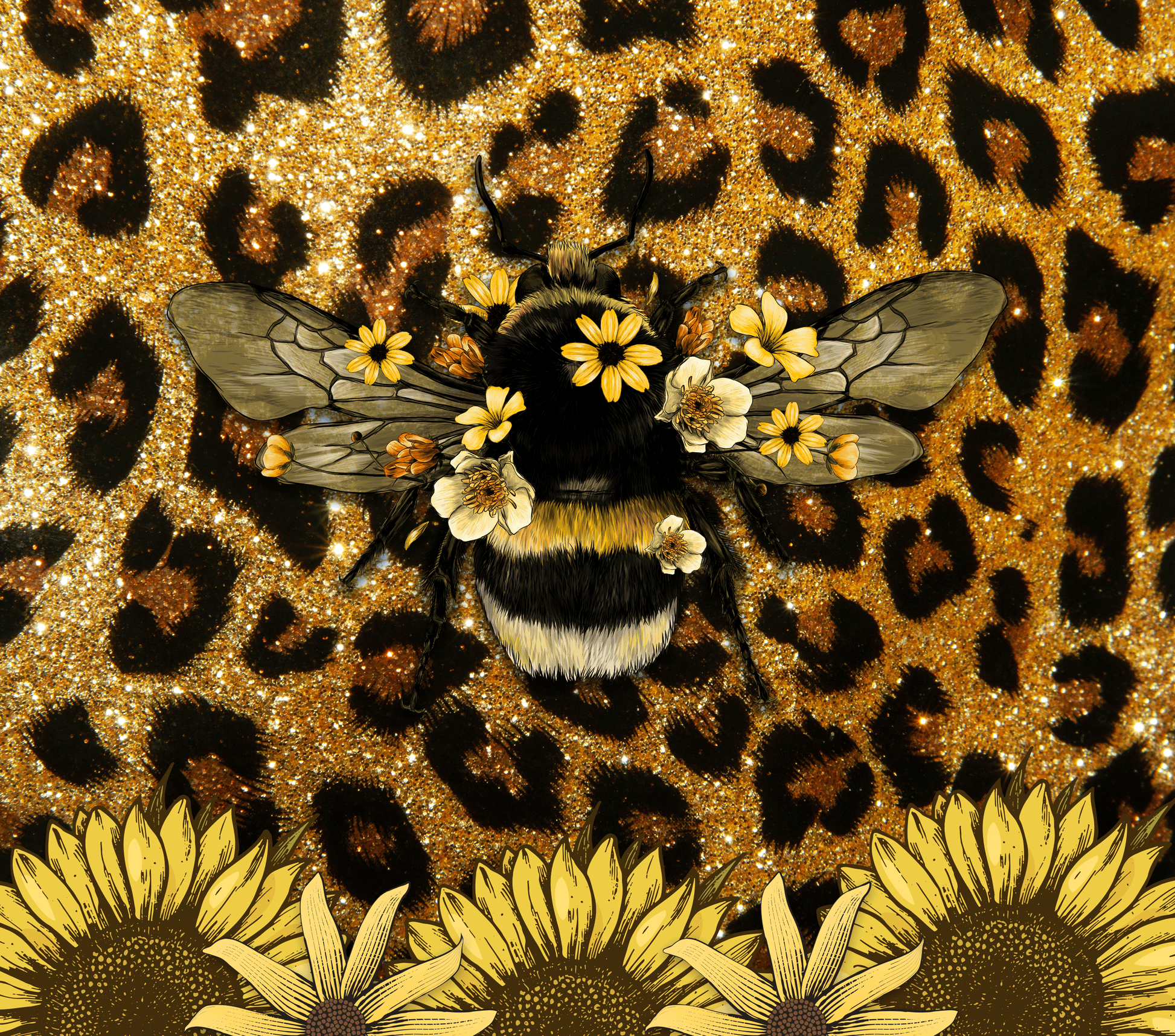 Leopard Print Bee