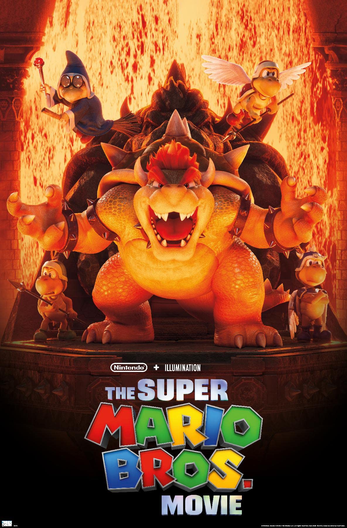Trends International The Super Mario Bros. Movie's World Key Art Wall Poster: Posters & Prints