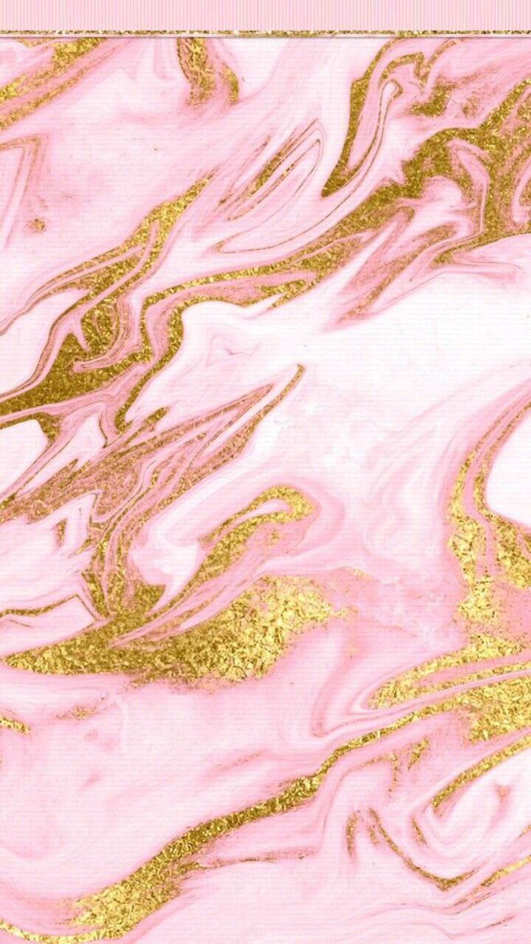 IPhone wallpaper with beautiful marbled design and gold accents. - Gold, rose gold