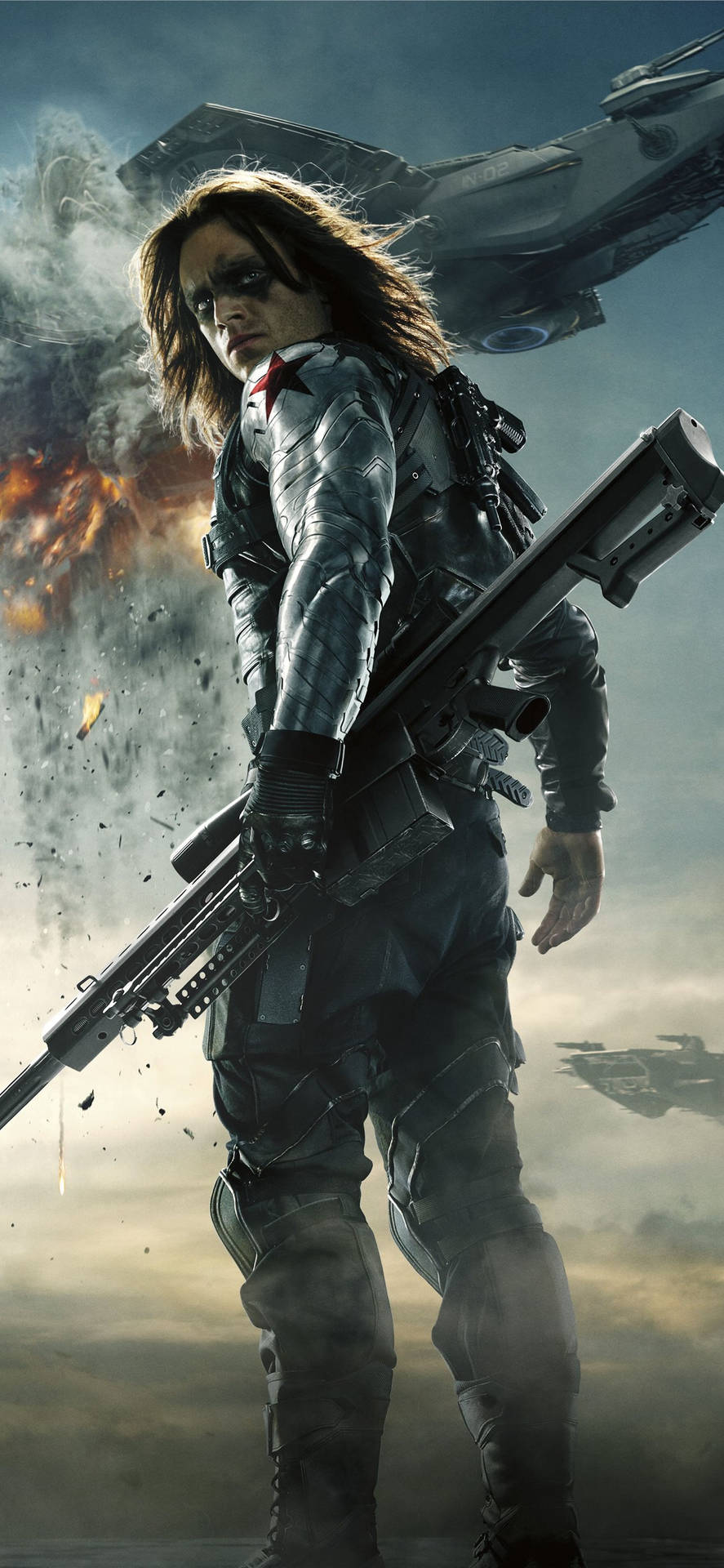 Bucky Barnes iPhone Wallpaper