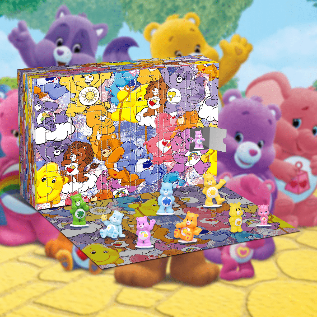 Care bears puzzle advent calendar - 24x30cm - 24 pieces - Care Bears