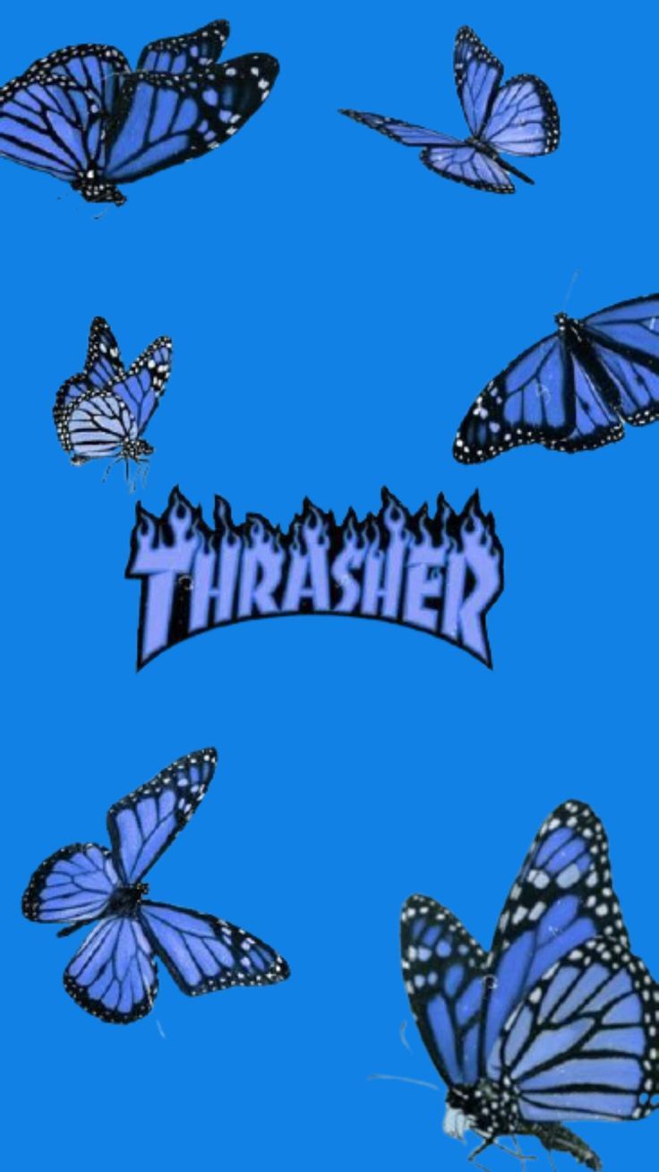 wallpaper borboleta thrasher. Edgy wallpaper, Cute tumblr wallpaper, Butterfly wallpaper