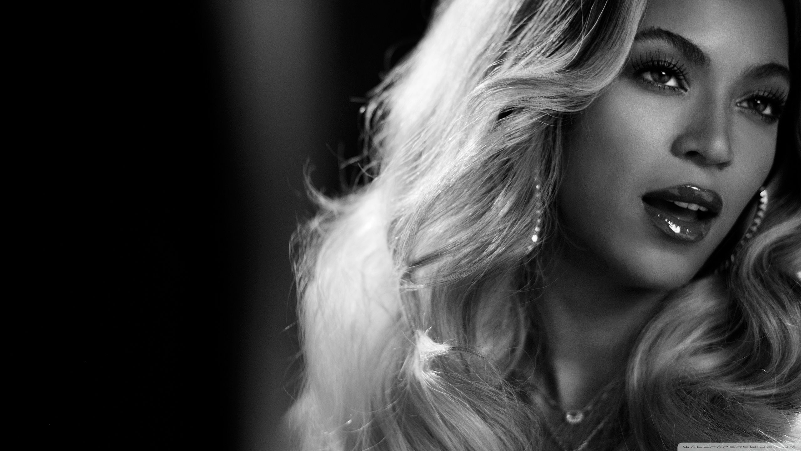 Beyonce Knowles, singer, songwriter, actress, producer, and fashion designer, black and white, 5k, 8k - Beyonce