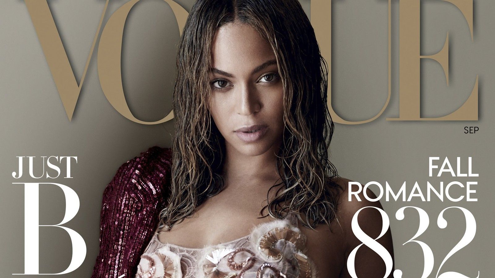 Beyoncé graces the cover of Vogue's September issue. - Beyonce