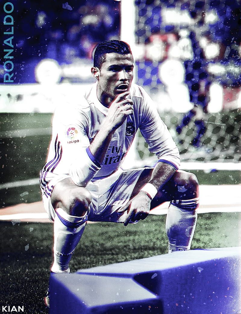 Cristiano Ronaldo, Real Madrid's star player, is sitting on the bench. - Cristiano Ronaldo