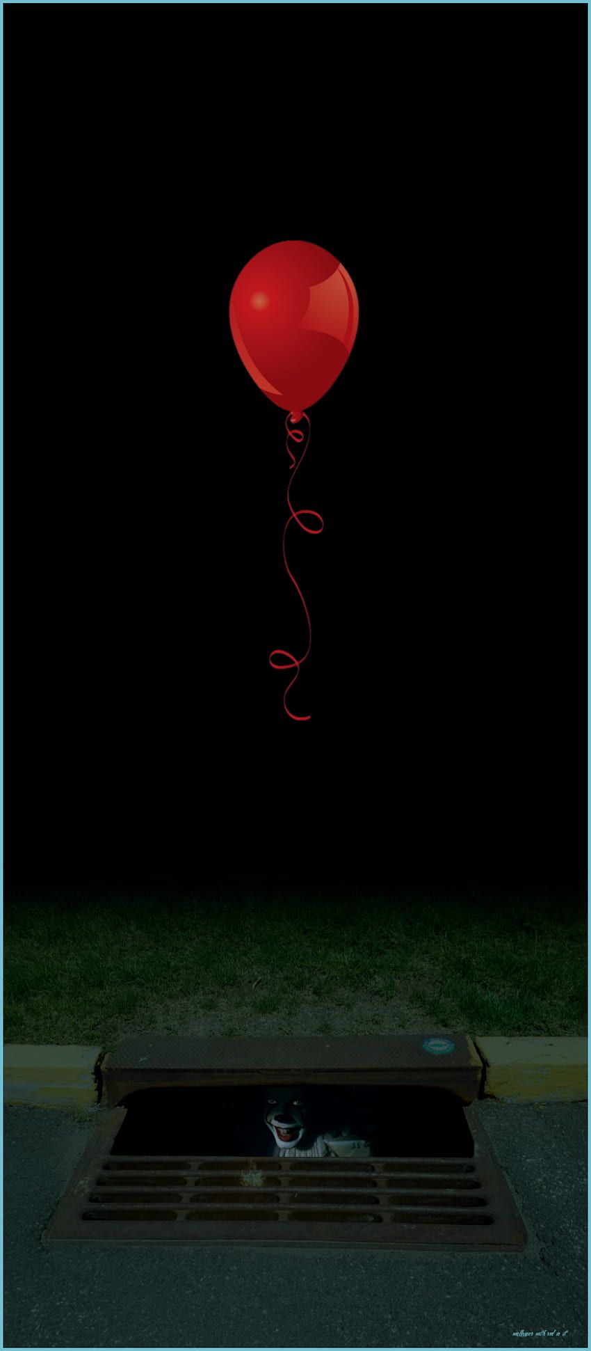 Pennywise, Red Balloon, It Movie, Sewer Drain, Door Wrap, Rm Wraps Red In It, Aesthetic Pennywise HD phone wallpaper