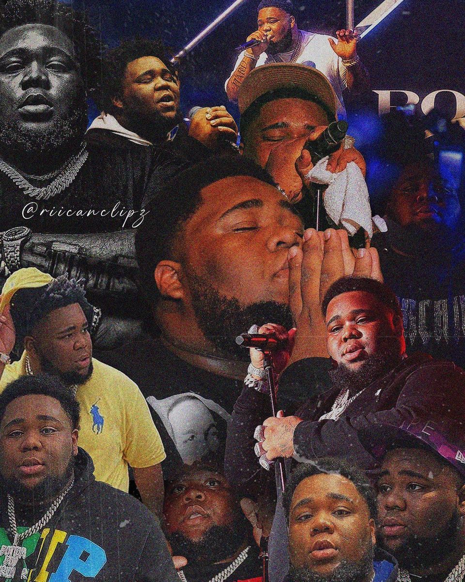 A collage of Tory Lanez, including him holding a gun, him singing, and him holding a microphone. - Rod Wave
