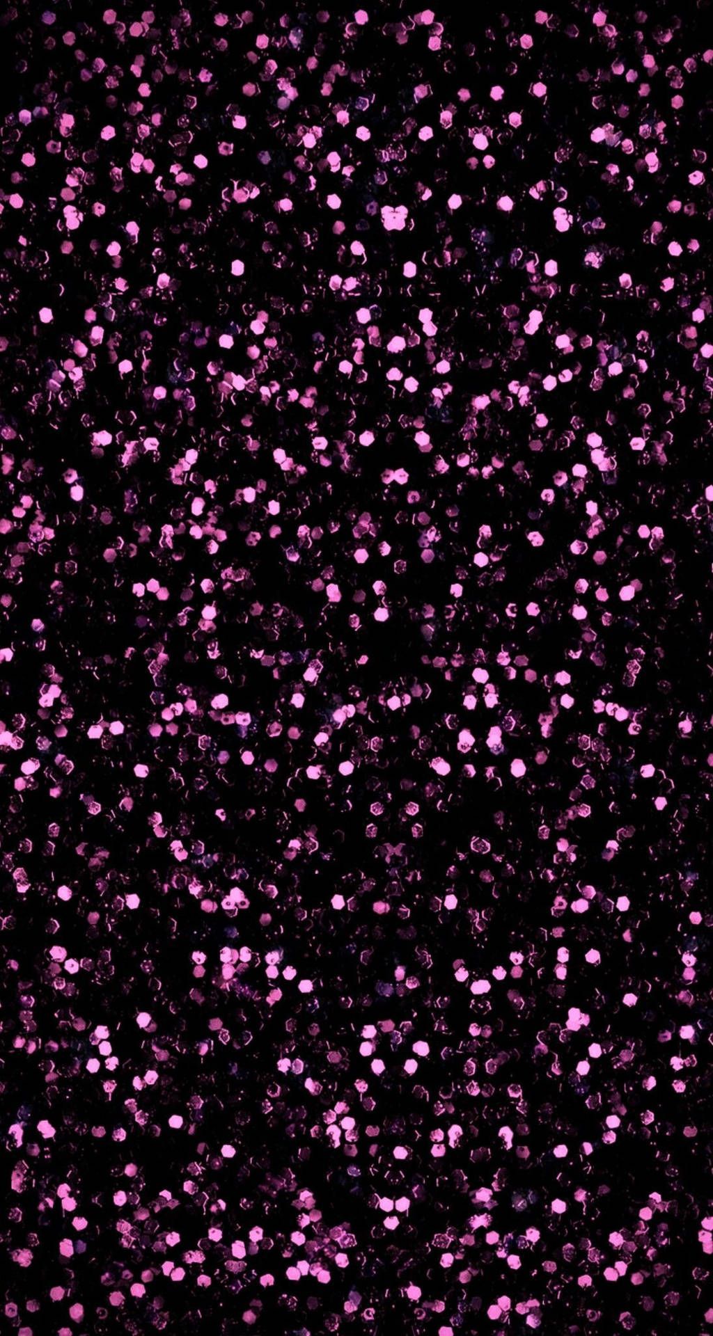 Black and pink glitter wallpaper for your phone - Glitter