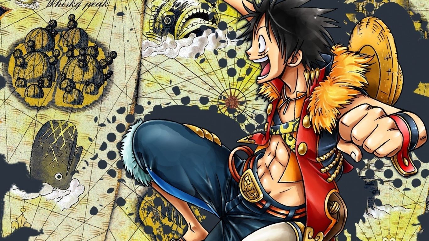 Monkey D. Luffy, the captain of the Straw Hat Pirates, is a man with a big heart and a dream to become the King of the Pirates. - One Piece