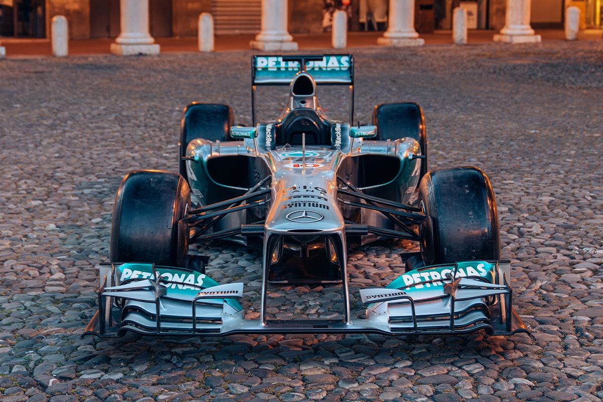 Lewis Hamilton Mercedes Benz F1 First Race Winning Car Sotheby's Auction