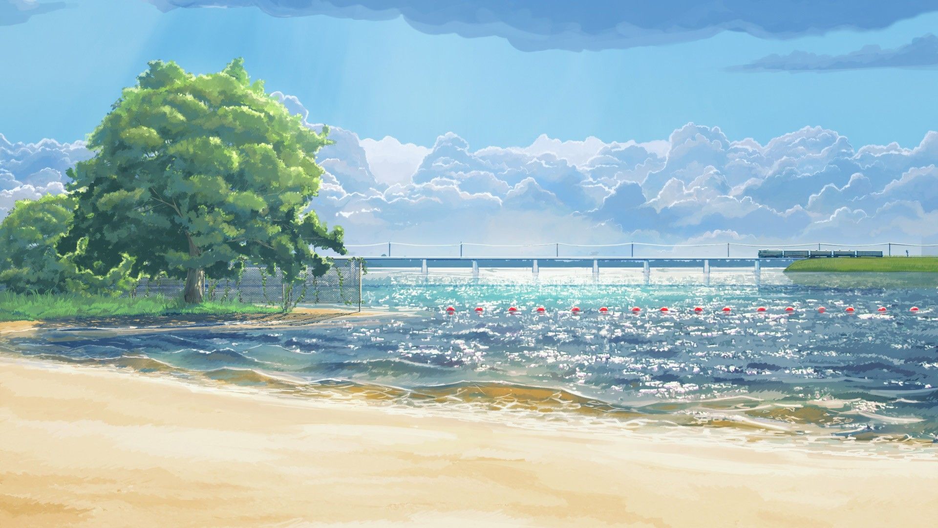 Anime Beach Wallpaper