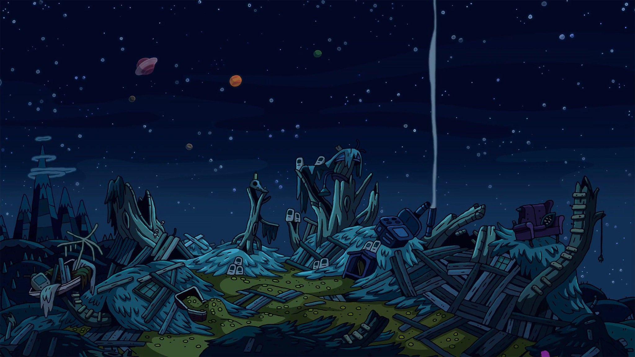 This is probably the most beautiful but sad picture I've ever seen from adventure time
