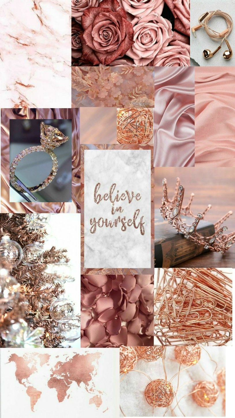 Rose Gold Asthetic Wallpaper. Rose gold aesthetic, Pretty wallpaper iphone, iPhone wallpaper girly