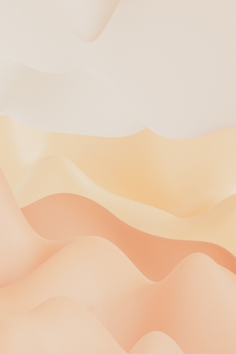 A desert scene with a white and orange background photo