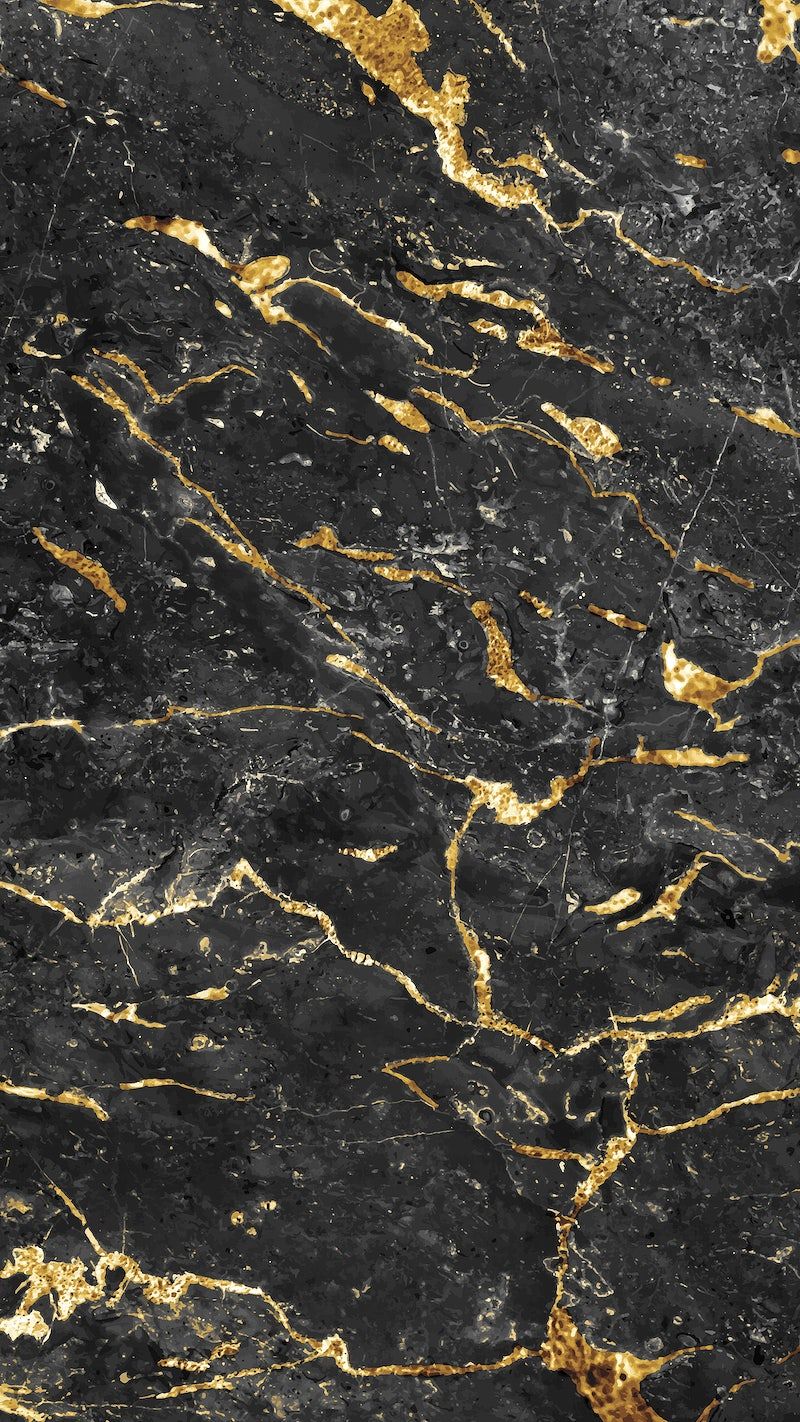 Black and gold marble background that looks like real marble - Marble