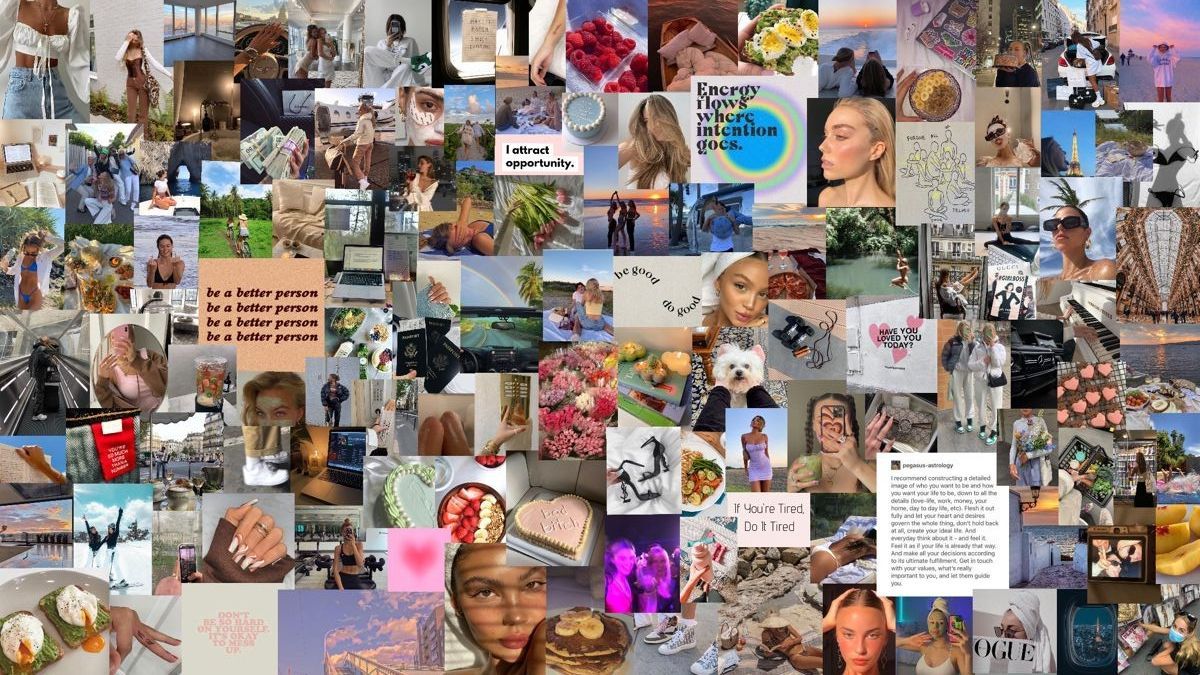 A collage of pictures with different people and things - Coconut