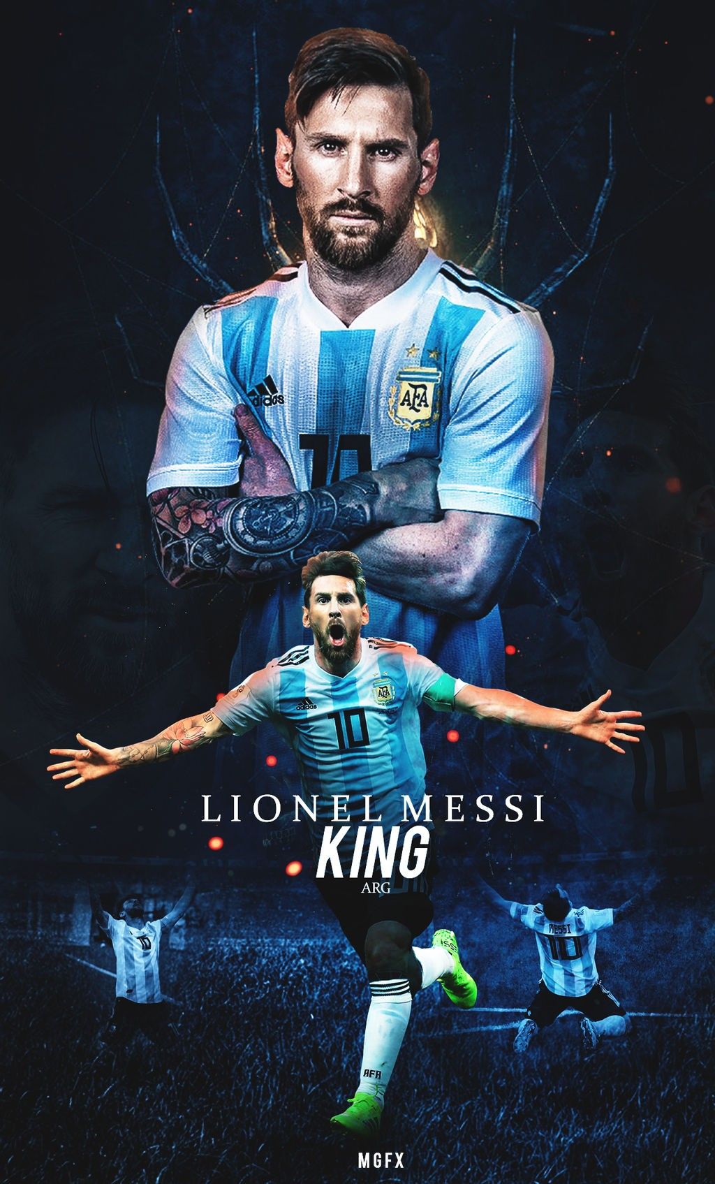 Lionel Messi wallpaper for mobiles and tablets - Messi