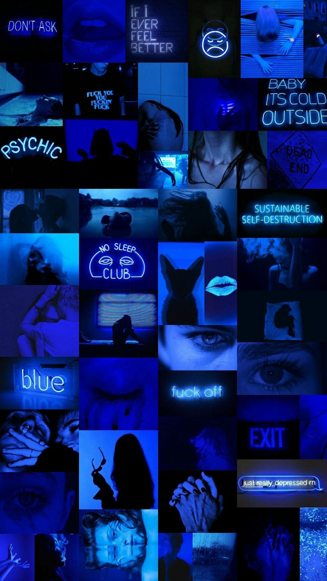 Blueness. Blue aesthetic dark, Dark blue wallpaper, Blue wallpaper iphone