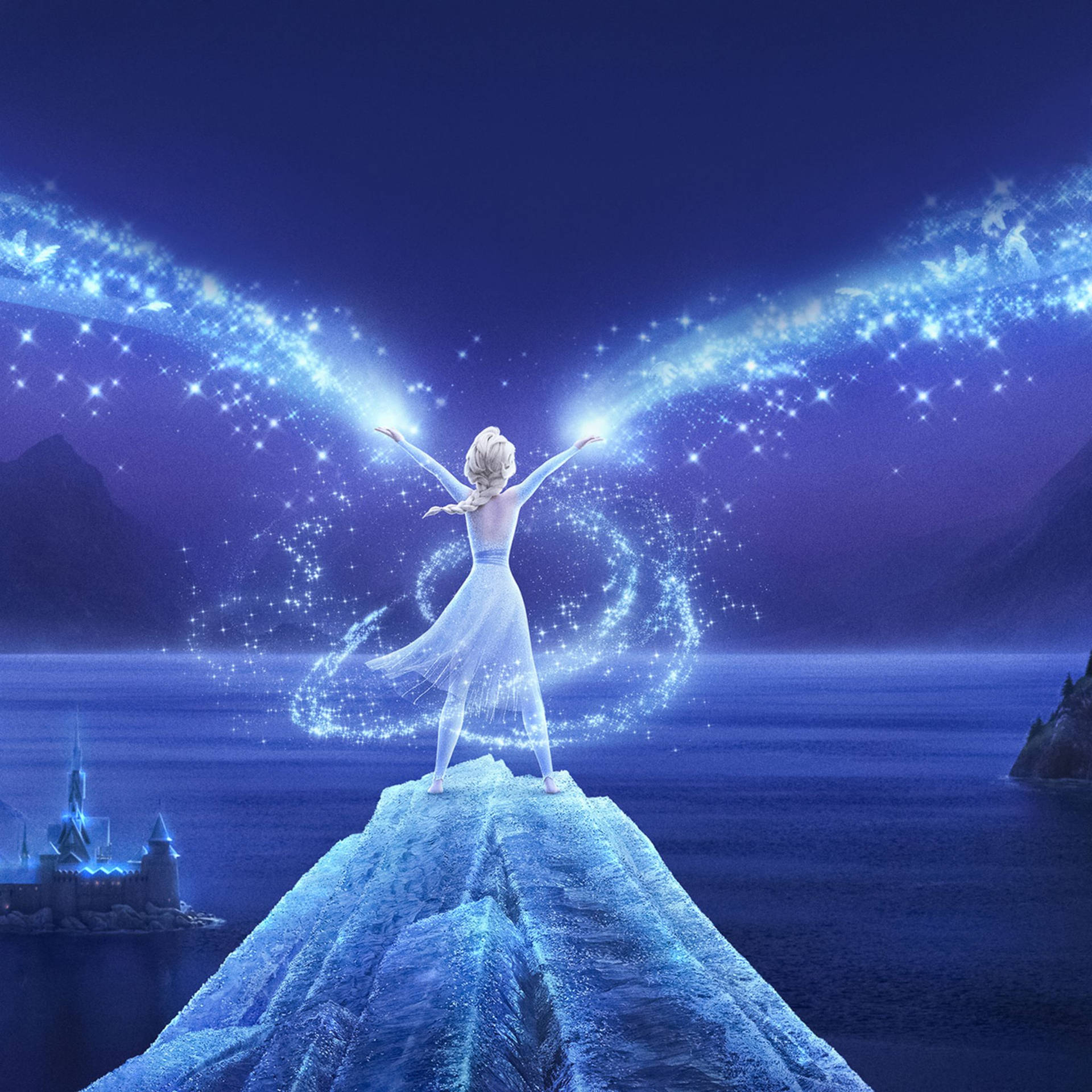 Download Powerful Elsa In Frozen Movie Wallpaper