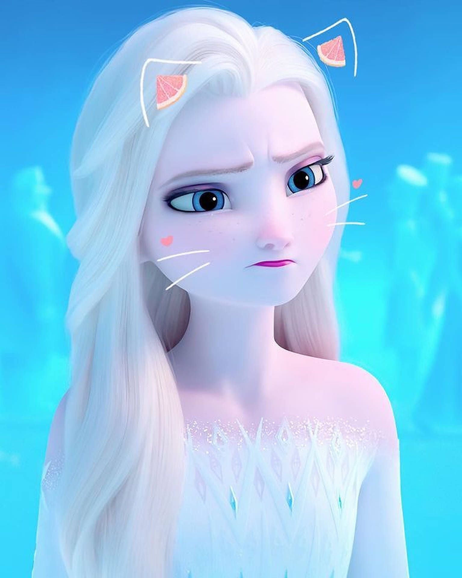 Download Cute Elsa Profile Picture Wallpaper
