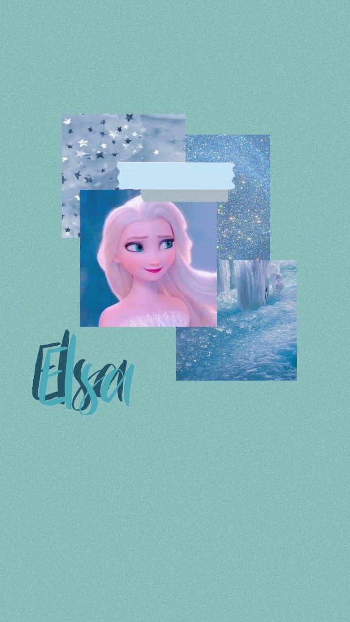 Elsa aesthetic wallpaper made by me! Credit to the original artist if you use it! - Elsa