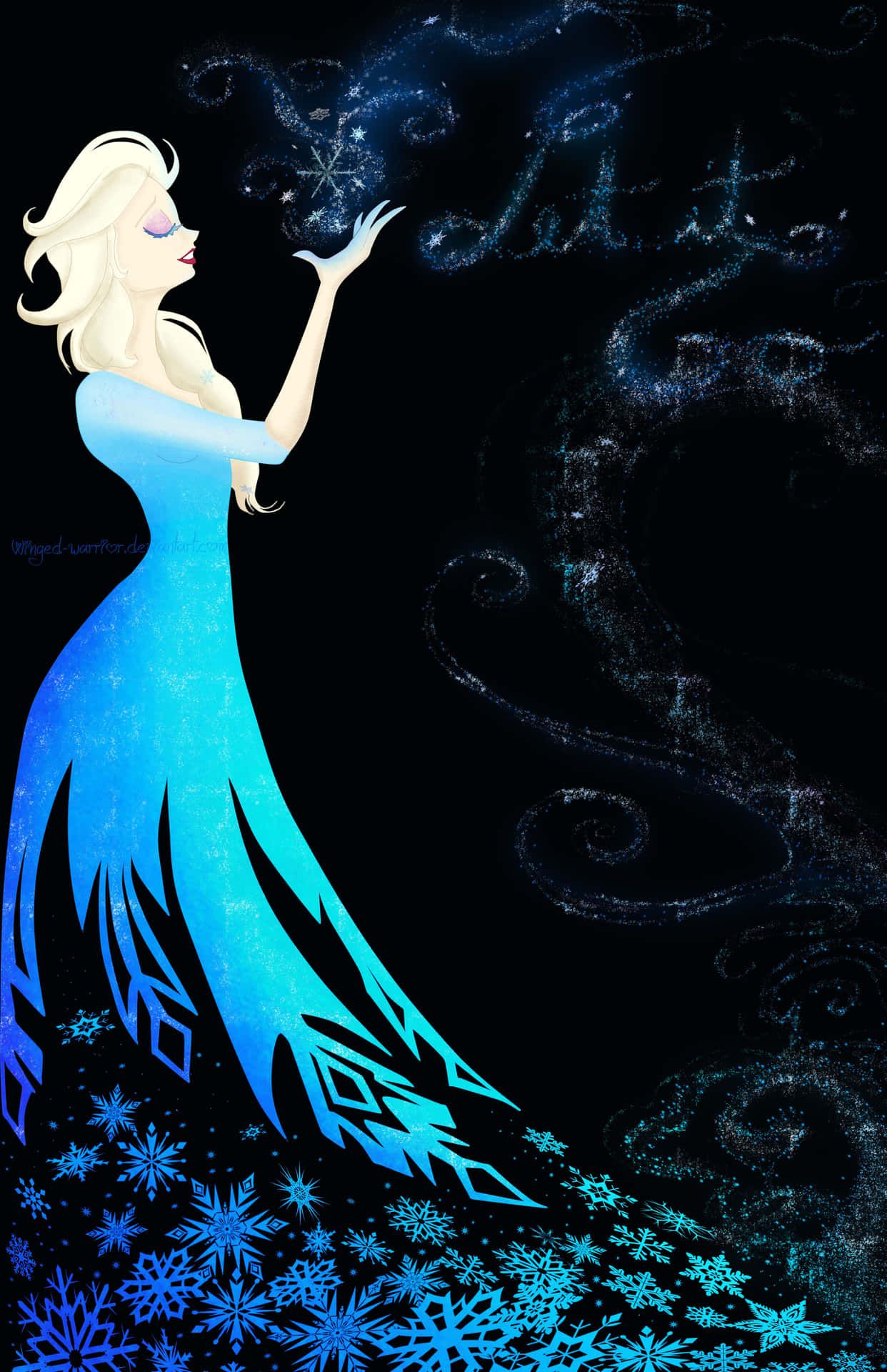 Download Let It Go Elsa Aesthetic Wallpaper