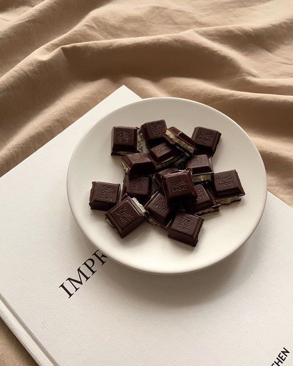 A Modern Muse's Instagram post: “Sweet start of the day. Dark Chocolate