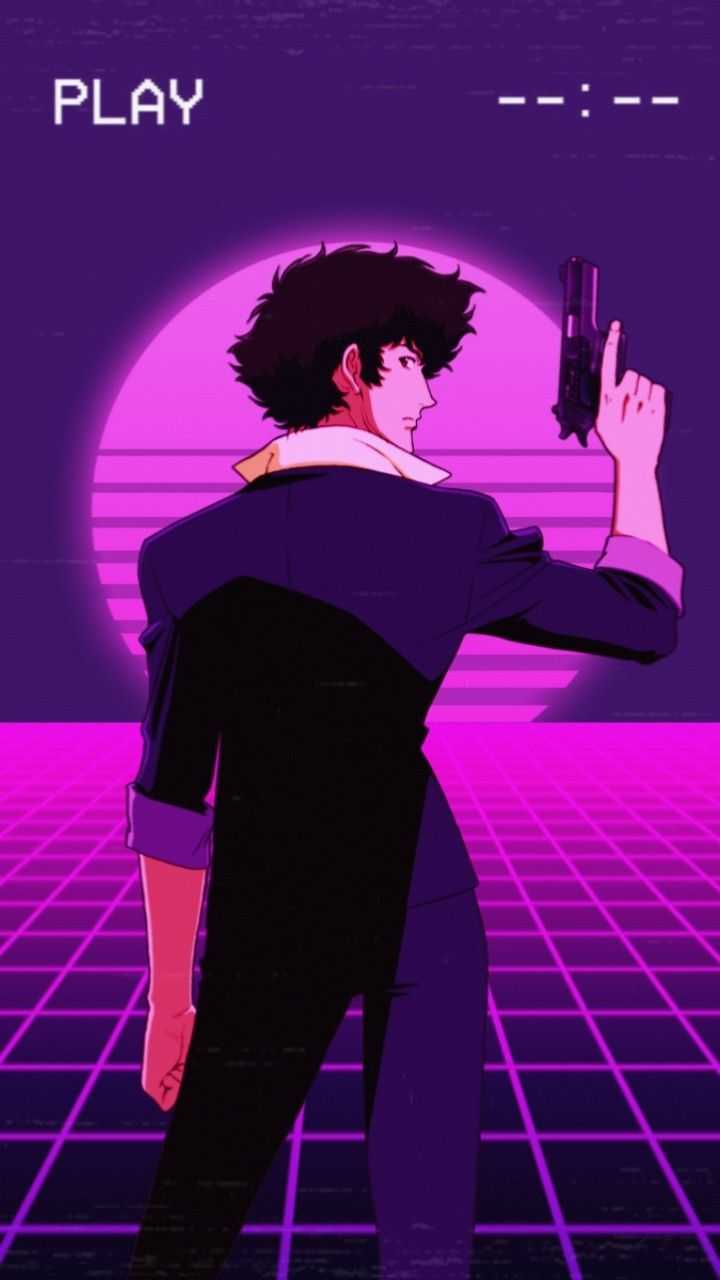 80s anime aesthetic wallpaper phone with high-resolution 1080x1920 pixel. You can use this wallpaper for your iPhone 5, 6, 7, 8, X, XS, XR backgrounds, Mobile Screensaver, or iPad Lock Screen - VHS