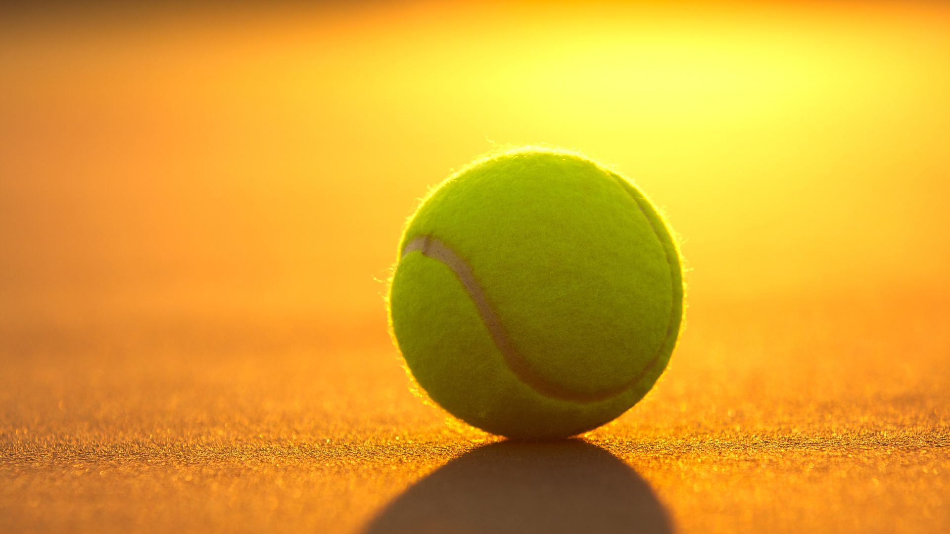 Tennis ball on the court - Tennis