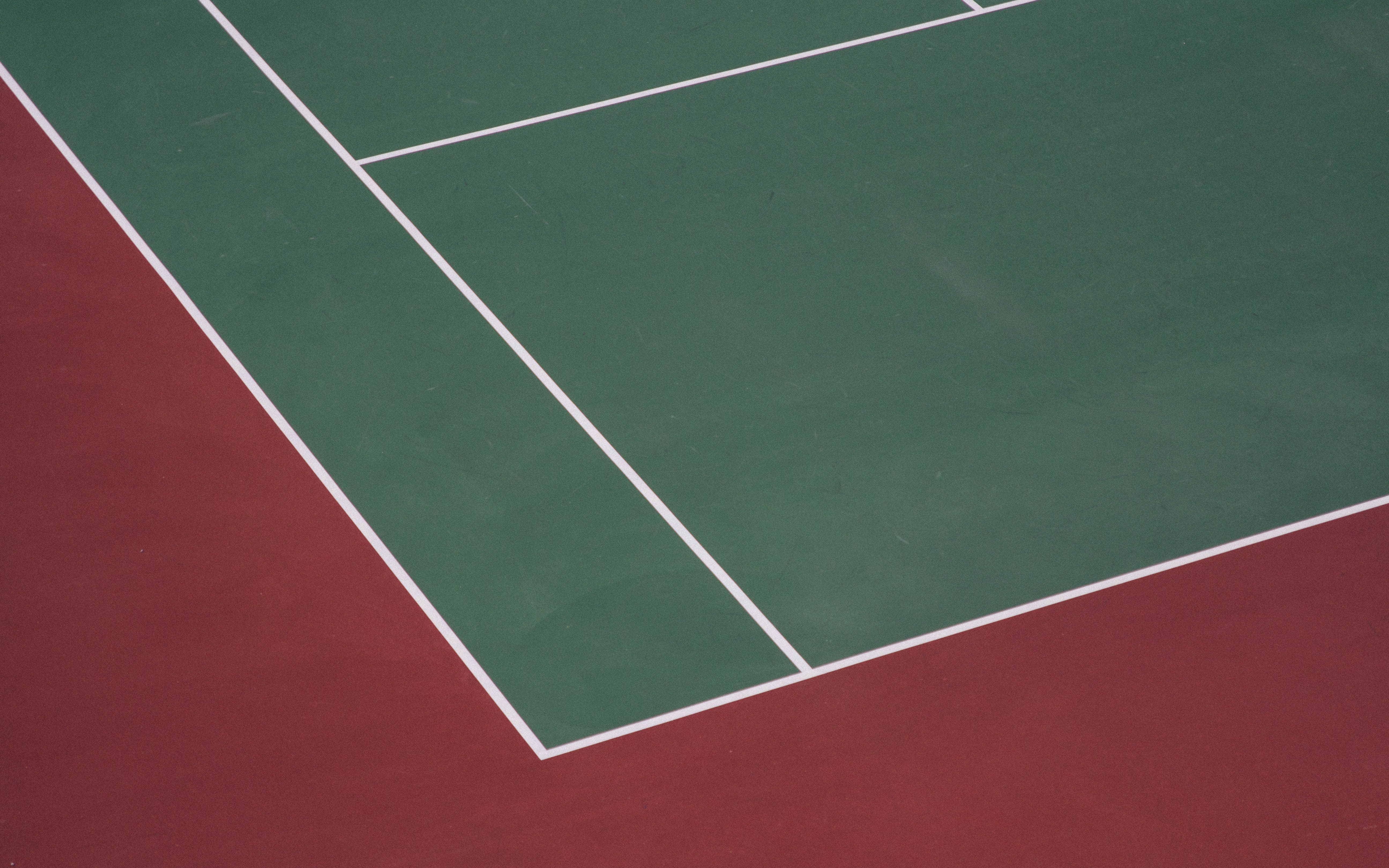 5184x3240 sport, line, tennis court, sports background, square, tenni, wallpaper, Creative Commons image, red, green, play, court, leisure, activity, sports wallpaper Gallery HD Wallpaper