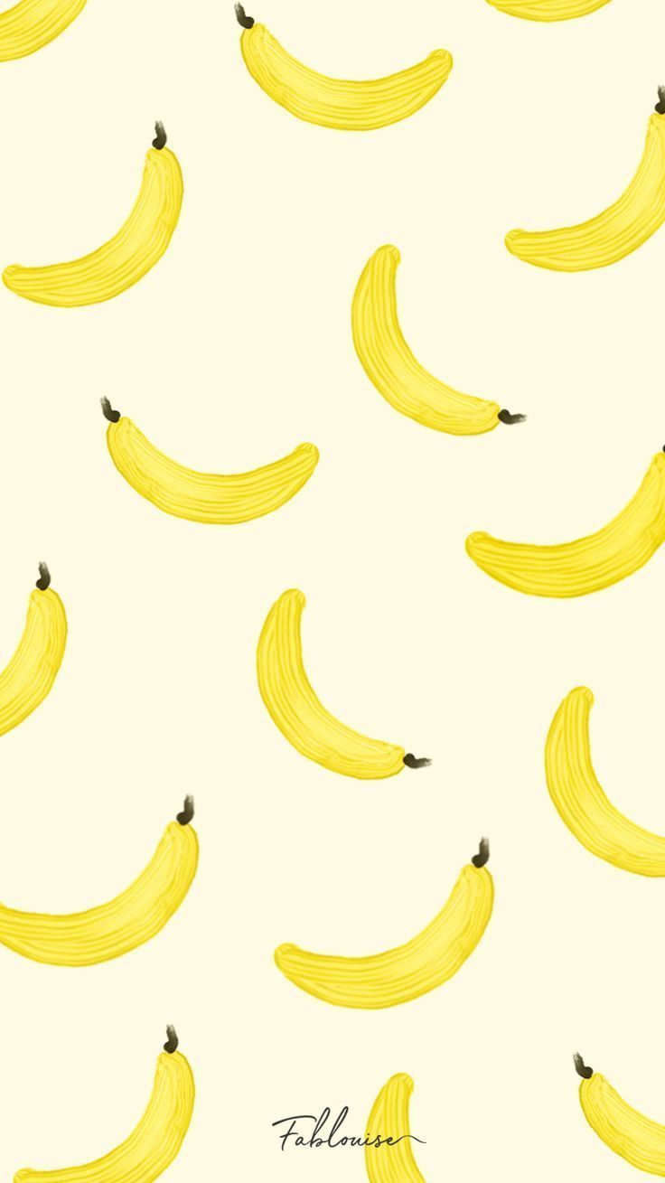 Banana Kawaii Wallpaper
