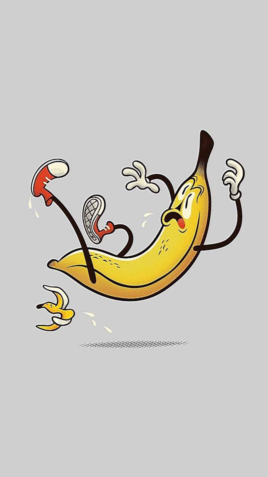 Download Funny Aesthetic Banana Split Wallpaper