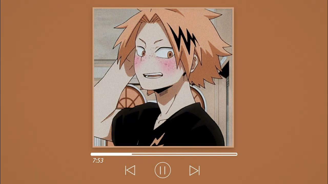 A music player with a picture of a character from the anime 