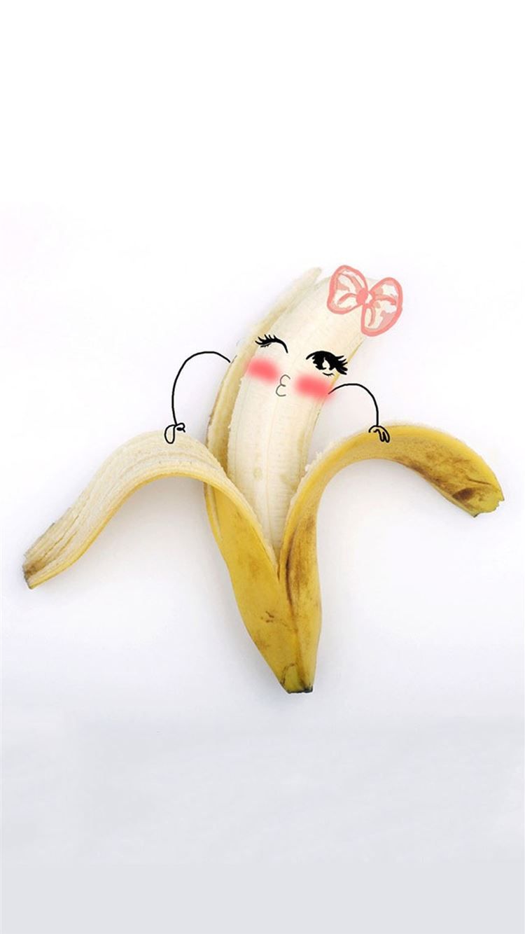 A banana with a face drawn on it - Banana