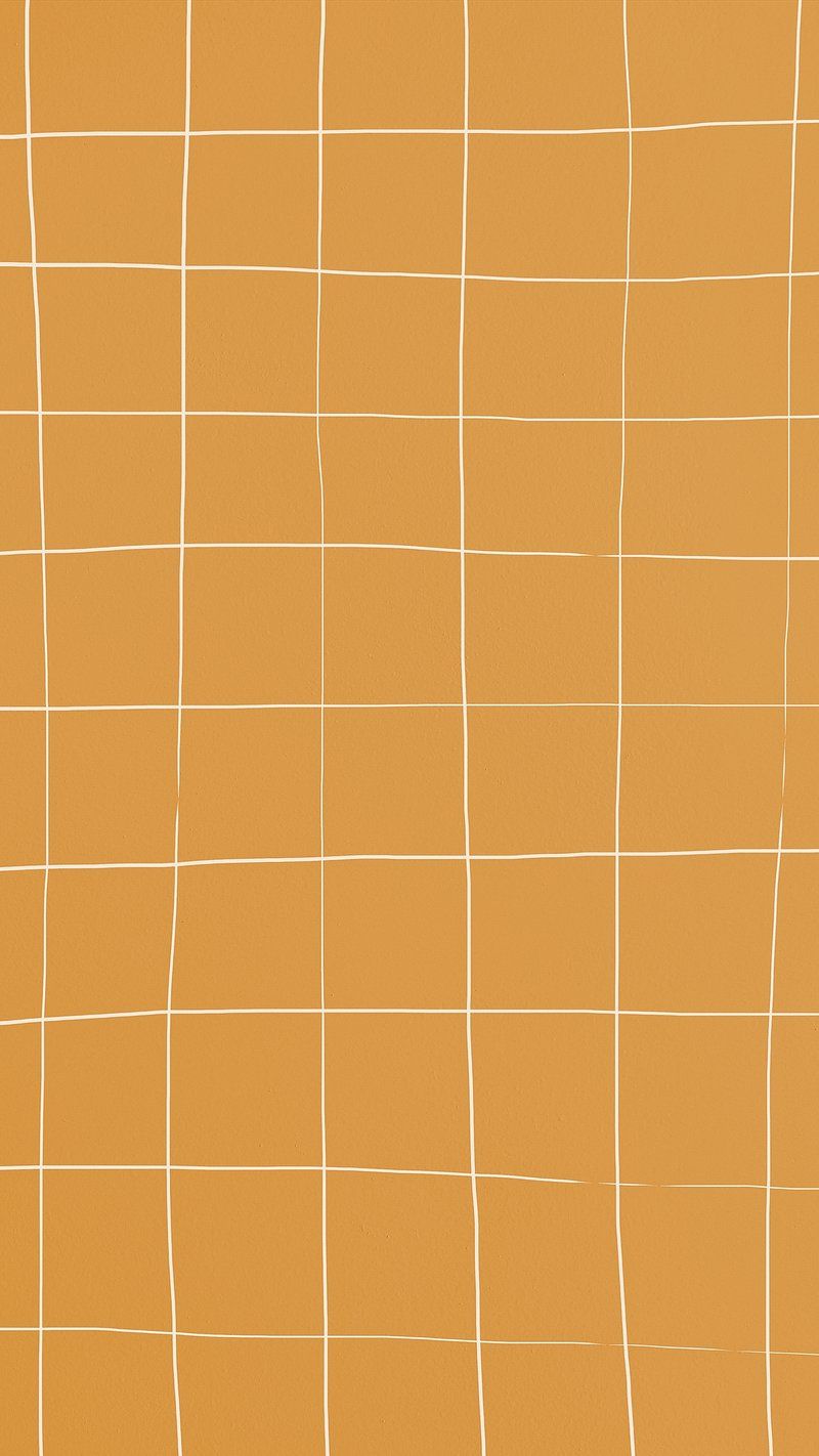 Wallpaper Orange Distorted Grid Image