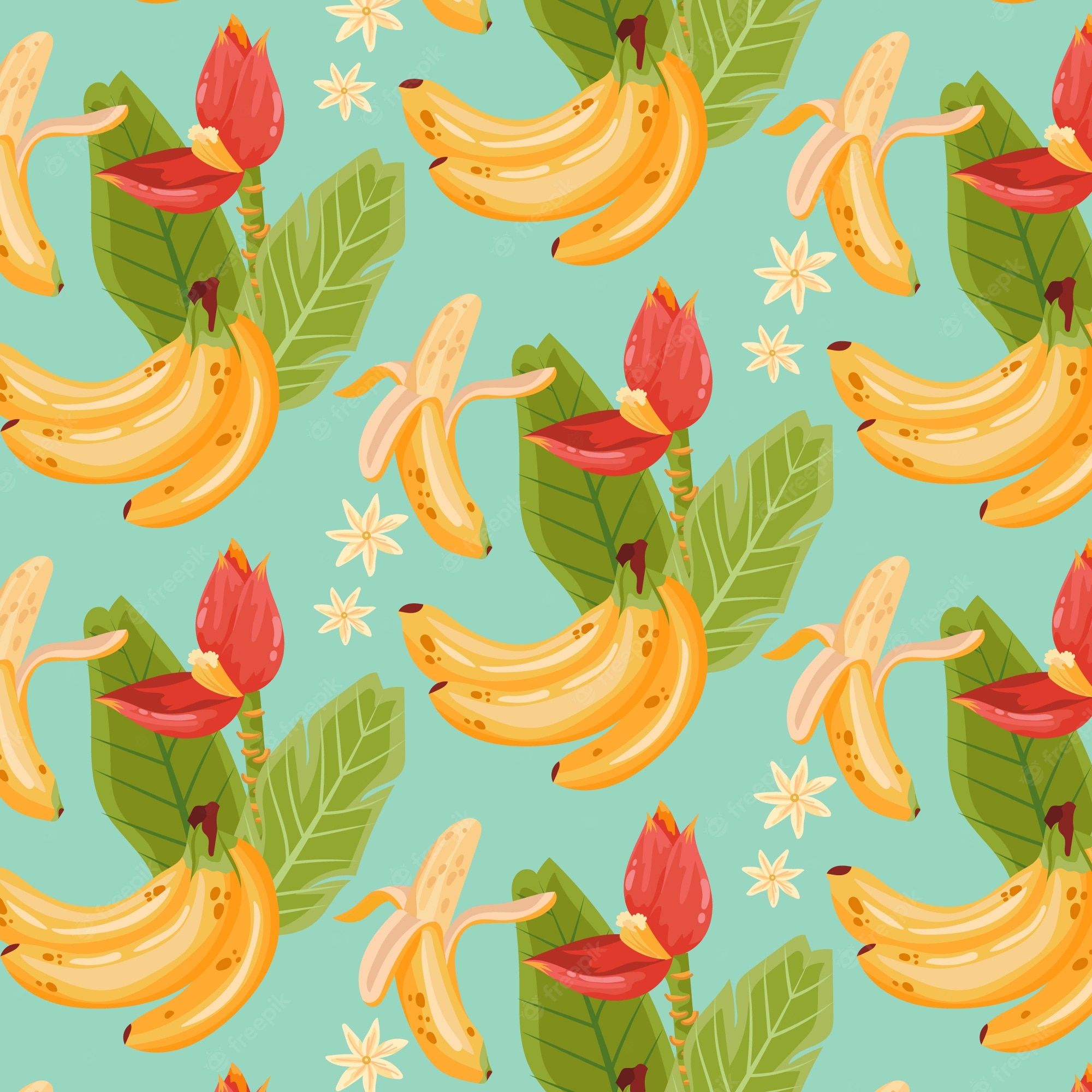 Banana Seamless Pattern Image