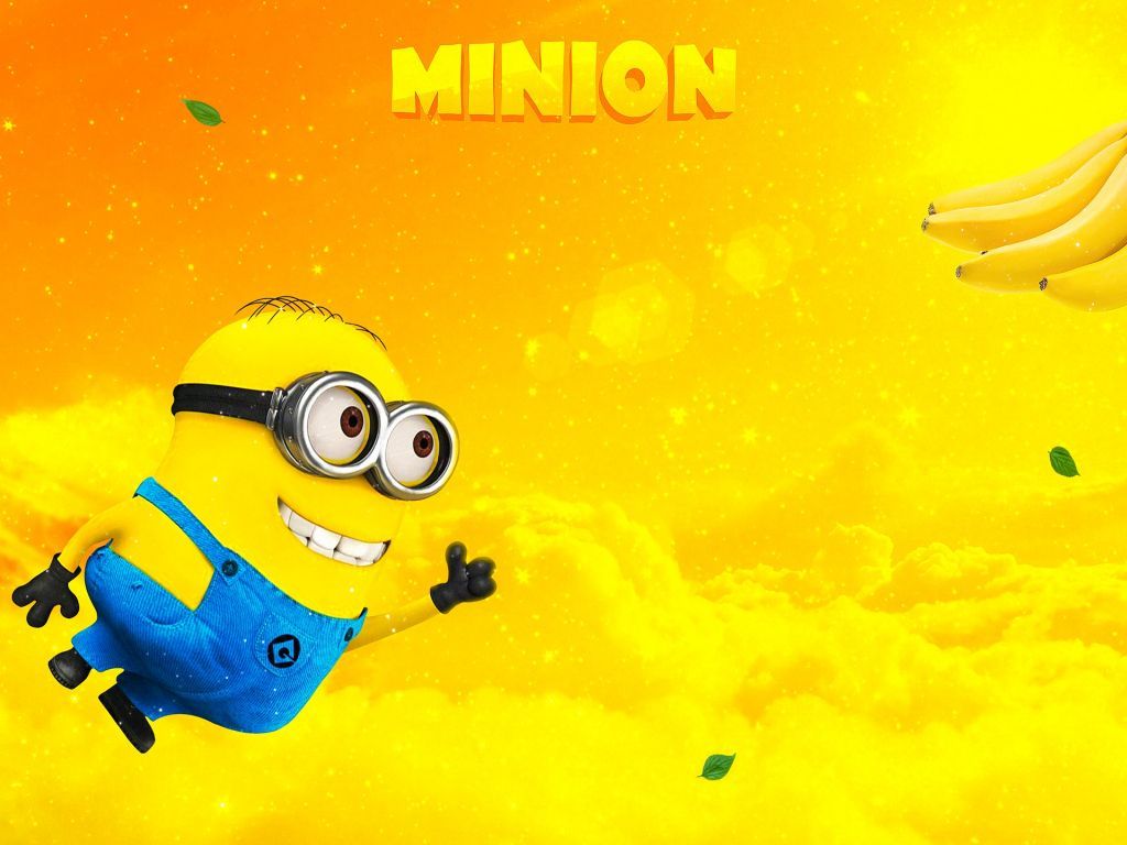 Minion wallpaper for computer - Banana