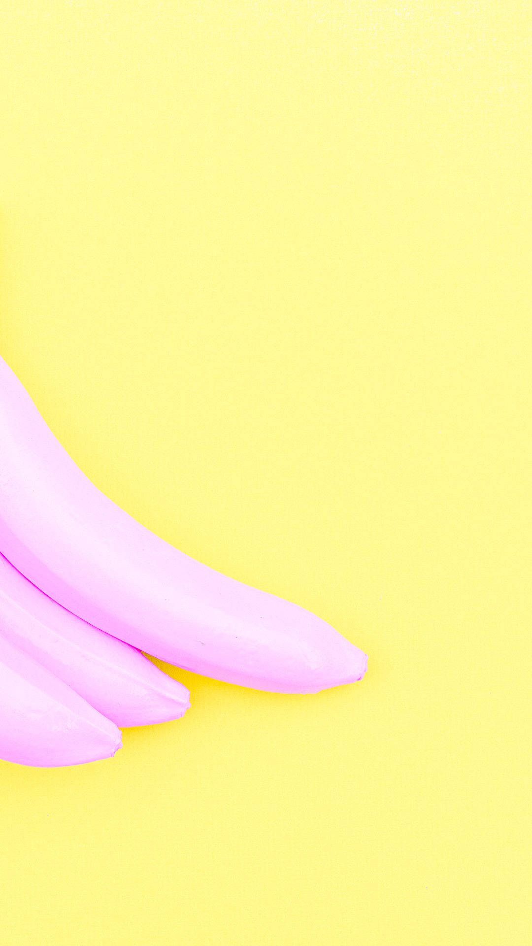 Download Pink Banana Pastel Yellow Aesthetic Wallpaper