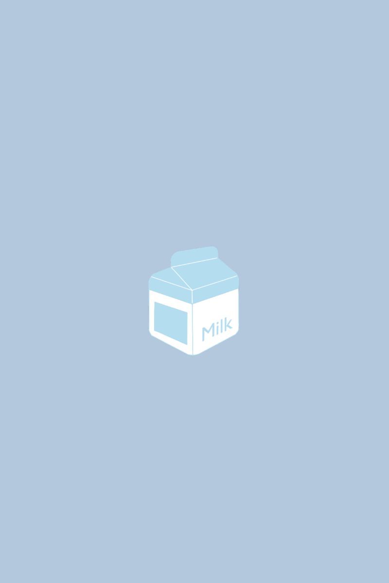 A blue box with the word milk on it - Milk