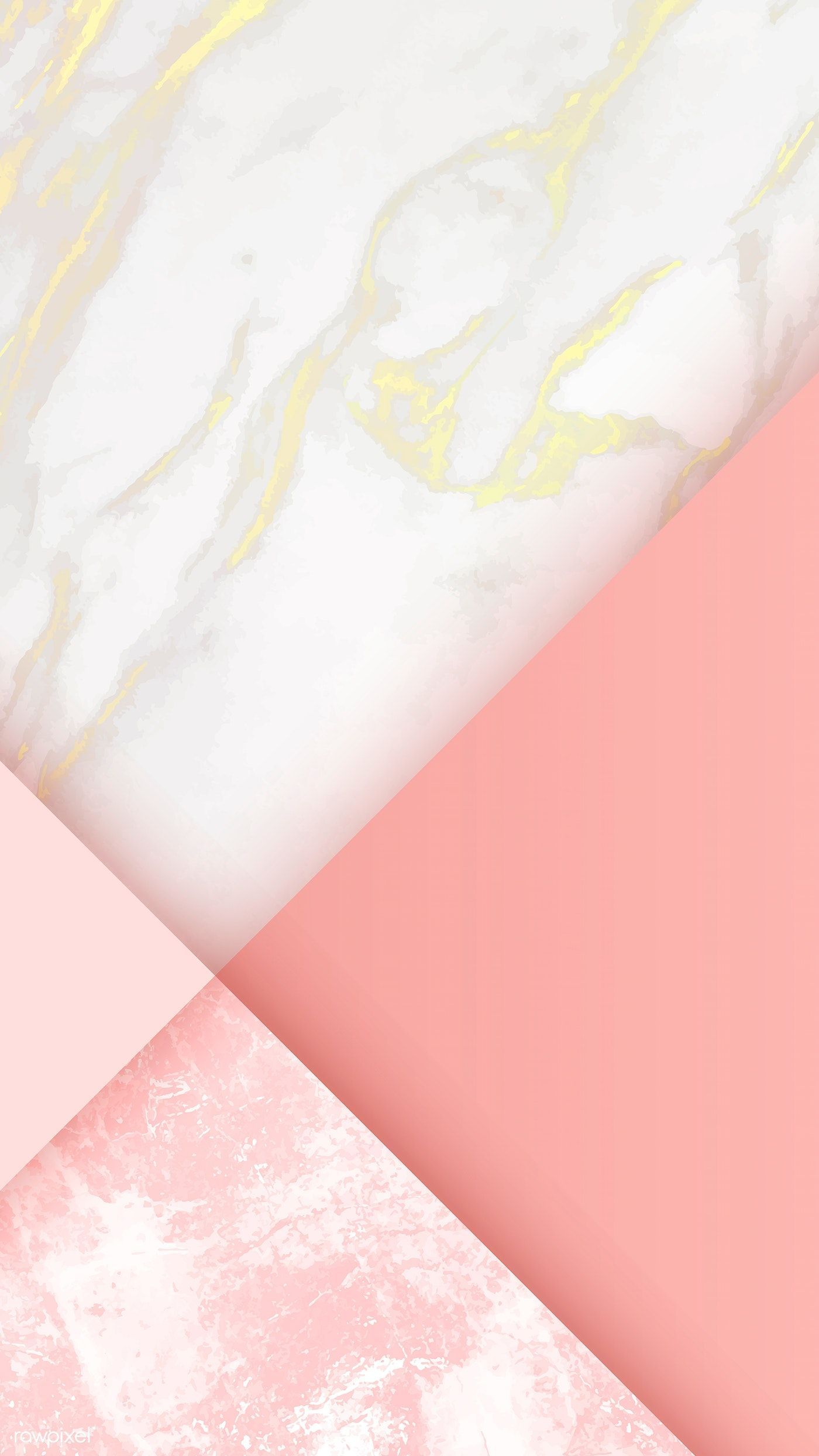 Pink feminine geometric background vector. free image / Niwat. Geometric background, iPhone background wallpaper, Pink wallpaper iphone