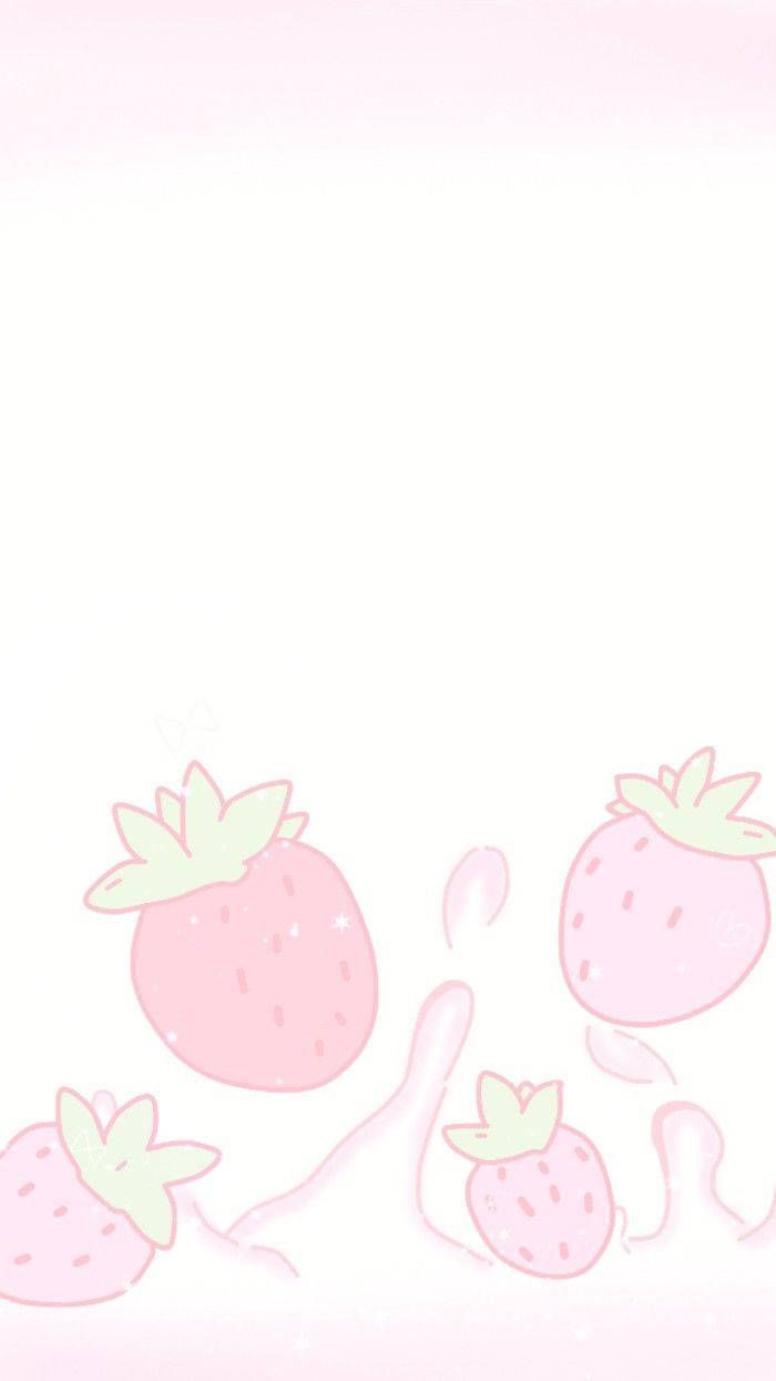 Download Strawberry Aesthetic Wallpaper