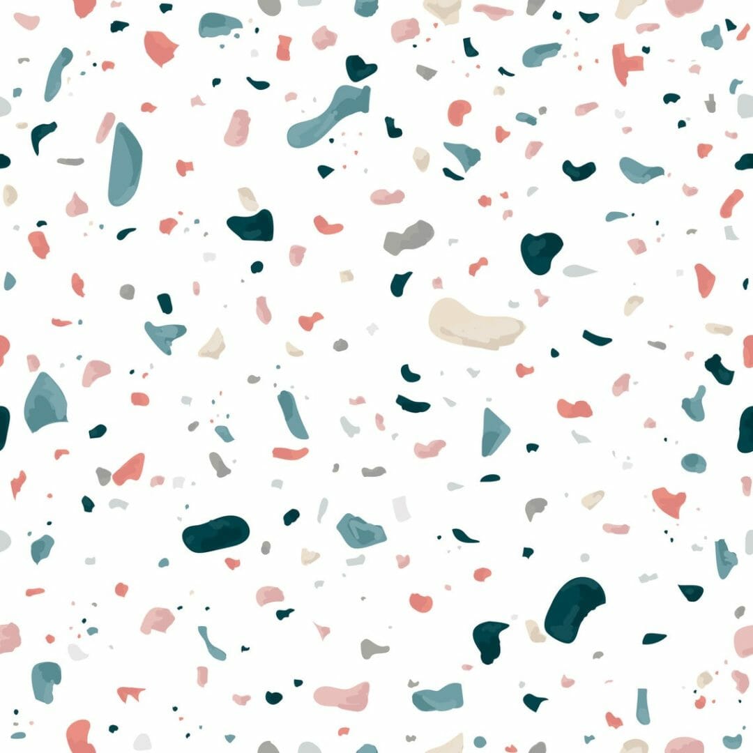 Terrazzo Pattern Wallpaper And Stick Or Non Pasted