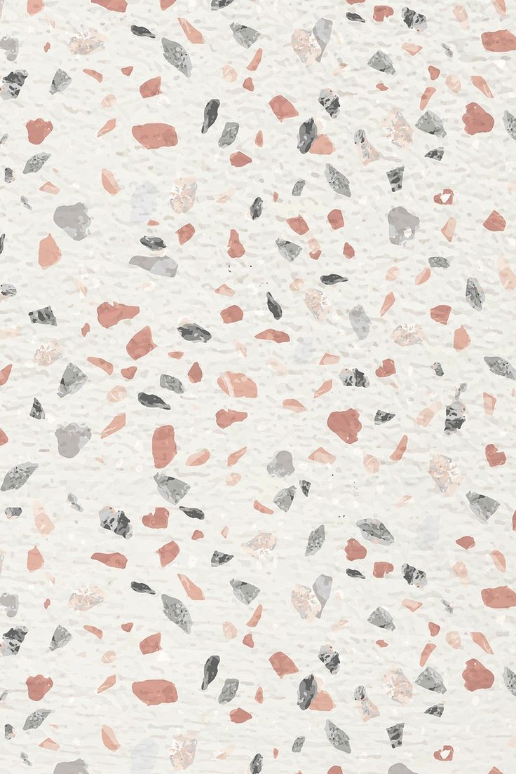 A terrazzo pattern with pink, grey and white stones - Terrazzo