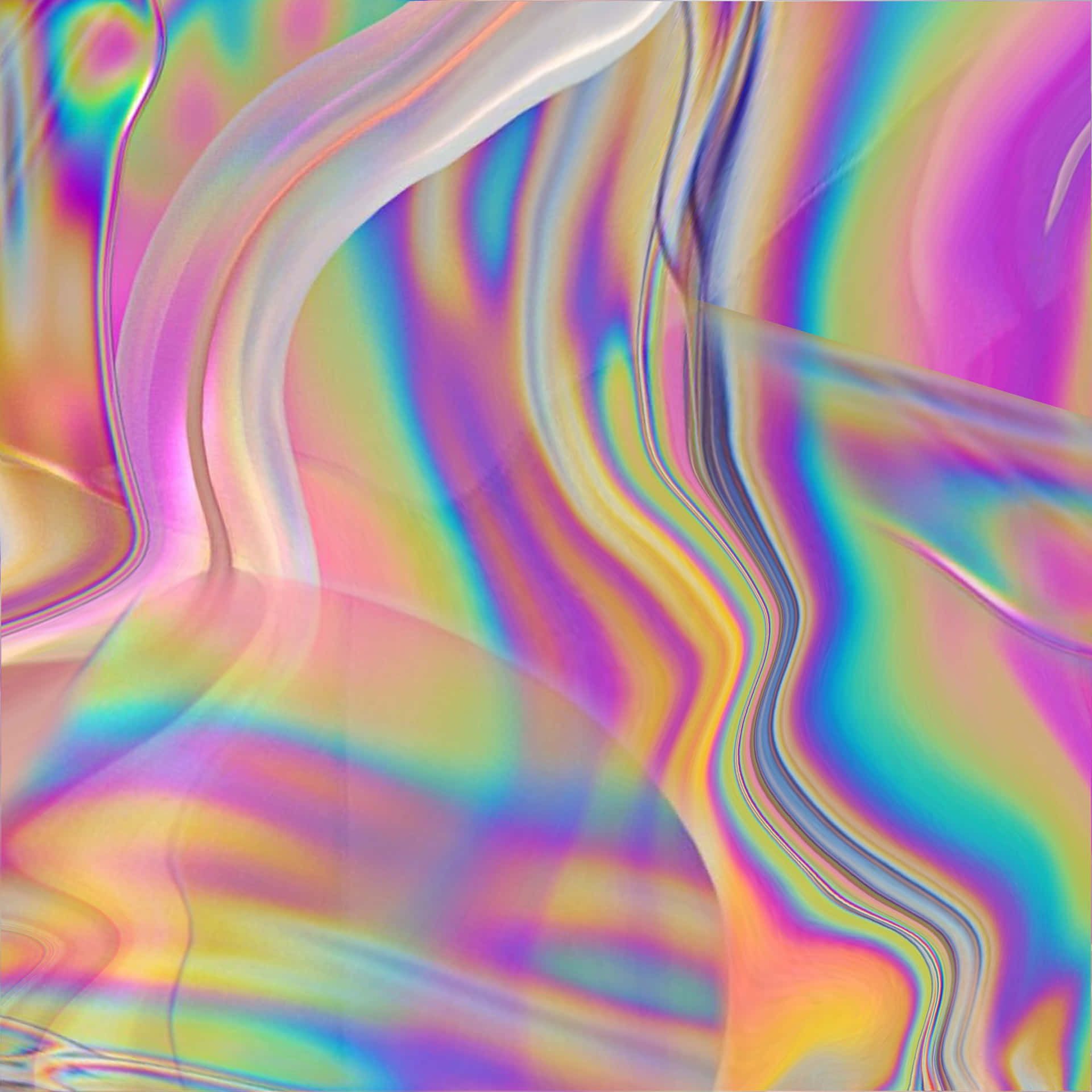Download A Colorful Abstract Image Of A Rainbow Wallpaper