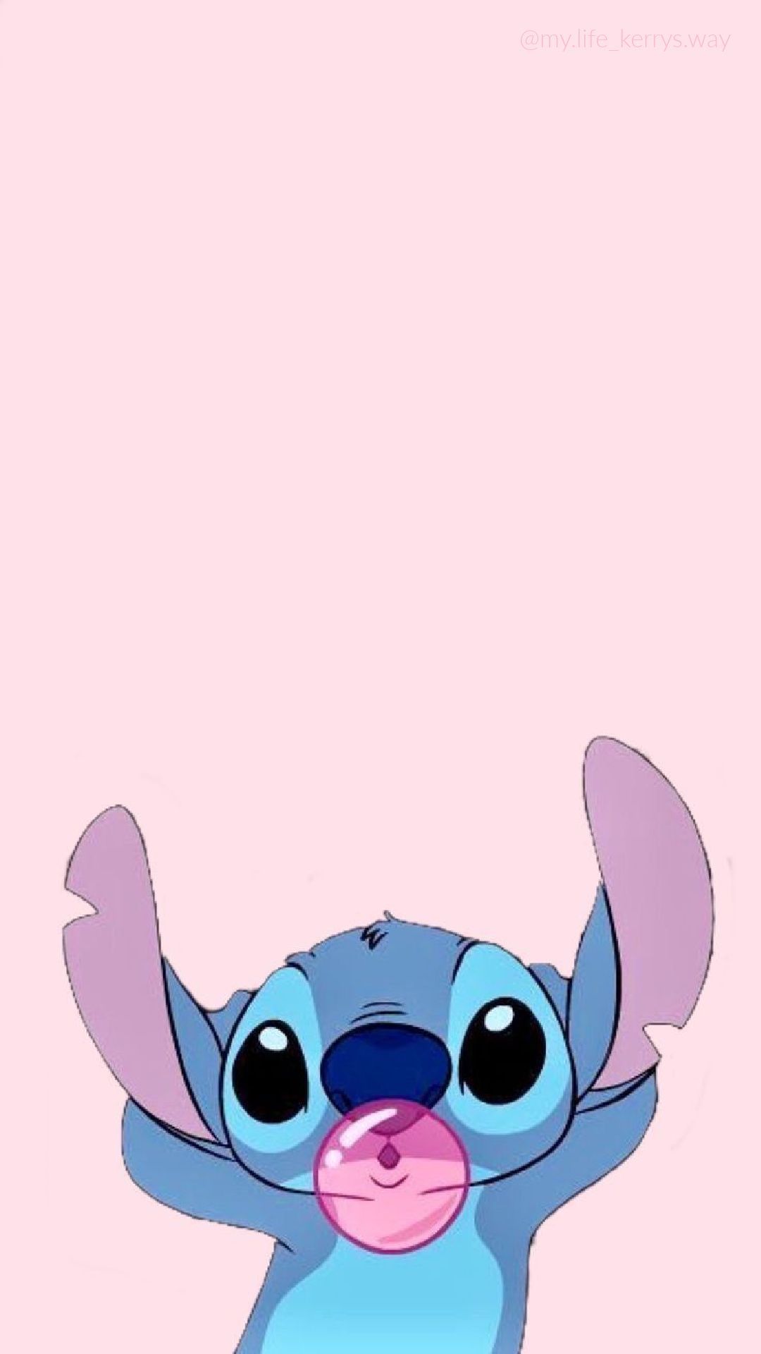 Stitch the little girl with a pink pacifier - Stitch